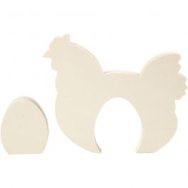 Figurine 2 en 1, H : 7,5+16 cm, L : 6,3+19,5 cm, ép. 2 cm, 1 set [HOB-57901]