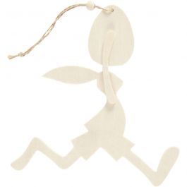 Lapin avec oeuf, H : 18 cm, L : 17 cm, 1 set [HOB-57940]