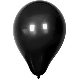 Ballons, d 23 cm, noir, 10 pièces/ 1 Pq. [HOB-592002]