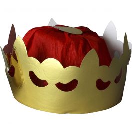 Couronne de roi, H : 11 cm, d 19 cm, or, 1 pièce [HOB-59232]