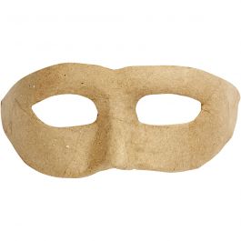 Masque demi-visage, H : 8 cm, L : 21 cm, 1 pièce [HOB-592540]