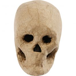 Masque tête de mort, H : 10 cm, 1 pièce [HOB-592572]