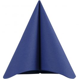 Serviettes de table, dim. 40x40 cm, 60 gr, bleu foncé, 20 pièces/ 1 Pq. [HOB-598004]