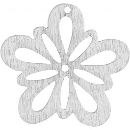 Fleur, d 27 mm, ép. 1,7 mm, blanc cassé, 20 pièces/ 1 Pq. [HOB-599421]