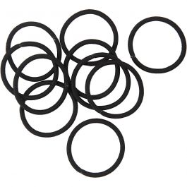 Élastique à cheveux, d 45 mm, noir, 10 pièces/ 1 Pq. [HOB-600985]