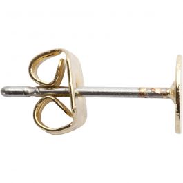 Clous d’oreilles, L : 13 mm, doré, 10 pièces/ 1 Pq. [HOB-613990]