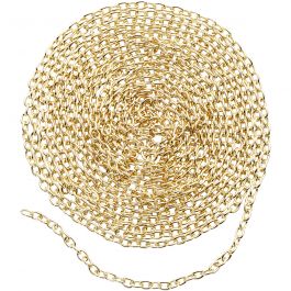 Jaseron, L : 2 mm, doré, 2 m/ 1 Pq. [HOB-614010]