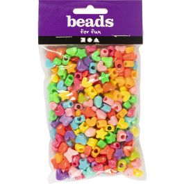 Perles Plastique Novelty, 125 ml/ 1 Pq. [HOB-617740]