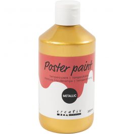 Peinture à la détrempe Métallisée, or, 300 ml/ 1 Pq. [HOB-629889]