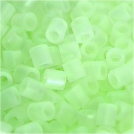 Perles à repasser, dim. 5x5 mm, diamètre intérieur 2,5 mm, medium, phosphorescente, 6000 ass./ 1 Pq. [HOB-752831]