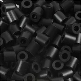 Photo Pearls, dim. 5x5 mm, diamètre intérieur 2,5 mm, medium, noir (1), 1100 pièces/ 1 Pq. [HOB-755010]