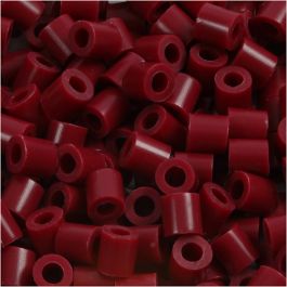 Photo Pearls, dim. 5x5 mm, diamètre intérieur 2,5 mm, medium, rouge vin (4), 6000 pièces/ 1 Pq. [HOB-75504]