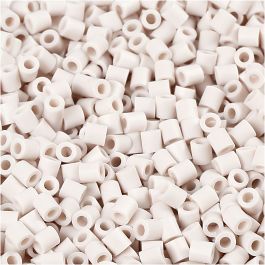 Photo Pearls, dim. 5x5 mm, diamètre intérieur 2,5 mm, medium, gris clair (10), 6000 pièces/ 1 Pq. [HOB-75510]