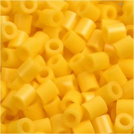 Photo Pearls, dim. 5x5 mm, diamètre intérieur 2,5 mm, medium, jaune (14), 6000 pièces/ 1 Pq. [HOB-75514]