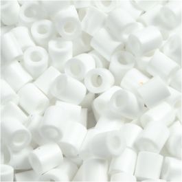 Photo Pearls, dim. 5x5 mm, diamètre intérieur 2,5 mm, medium, blanc (15), 6000 pièces/ 1 Pq. [HOB-75515]