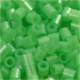 Photo Pearls, dim. 5x5 mm, diamètre intérieur 2,5 mm, medium, vert nacre (22), 1100 pièces/ 1 Pq. [HOB-755220]