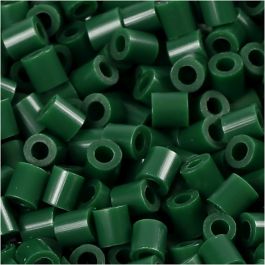 Photo Pearls, dim. 5x5 mm, diamètre intérieur 2,5 mm, medium, vert foncé (9), 6000 pièces/ 1 Pq. [HOB-75559]