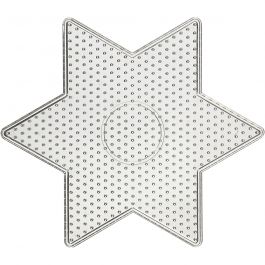 Plaque à picots, dim. 15x15 cm, medium, transparent, 1 pièce [HOB-755890]