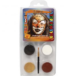 Eugelspiegel Maquillage visage, lion, ass. de couleurs, 1 set [HOB-76109]