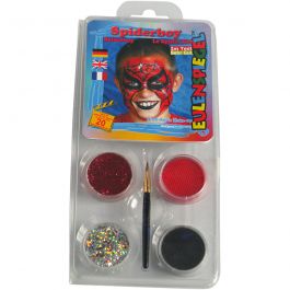 Eugelspiegel Maquillage visage, spiderman, ass. de couleurs, 1 set [HOB-76113]