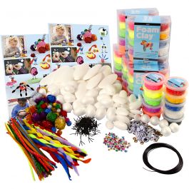 Kit DIY Groupe Figurines Foam Clay®, 1 Pq. [HOB-78137]