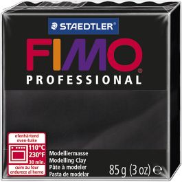 Pâte professionnelle FIMO® , noir, 85 gr/ 1 Pq. [HOB-78573]