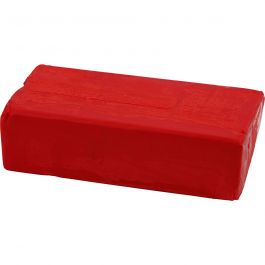 Pâte à Modeler , dim. 13x6x4 cm, rouge, 500 gr/ 1 Pq. [HOB-78682]