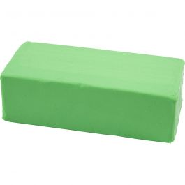 Pâte à Modeler , dim. 13x6x4 cm, vert néon, 500 gr/ 1 Pq. [HOB-78688]