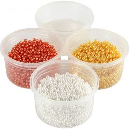 Pearl Clay®, orange, blanc, jaune, 3x25+38 gr, 1 set [HOB-78718]