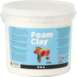 Foam Clay®, blanc, 560 gr/ 1 seau [HOB-78821]