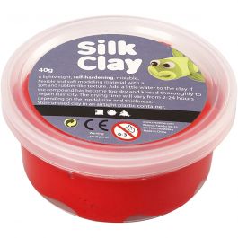 Silk Clay®, rouge, 40 gr/ 1 boîte [HOB-79104]
