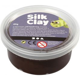 Silk Clay®, brun, 40 gr/ 1 boîte [HOB-79123]