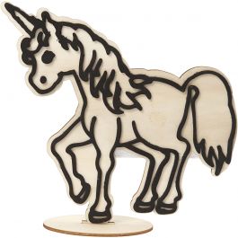 Figurine décorative, Licorne, H : 19 cm, 1 pièce [HOB-791954]