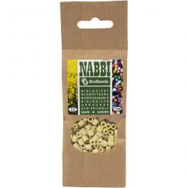 Les Perles NABBI BioBeads, dim. 5x5 mm, diamètre intérieur 2,5 mm, medium, salmon (051), 1000 pièces/ 1 Pq. [HOB-9067648]