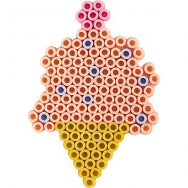 Plaques à Picots pour Perles NABBI BioBeads, étoile, dim. 9,8x9,8 cm, medium, 1 pièce [HOB-906783]
