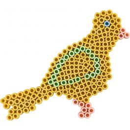 Plaques à Picots pour Perles NABBI BioBeads, oiseau, dim. 6,2x13,4 cm, medium, 1 pièce [HOB-906787]
