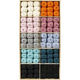 Laine pour bébé, couleurs assorties, 120 boule/ 1 Pq. [HOB-97660]