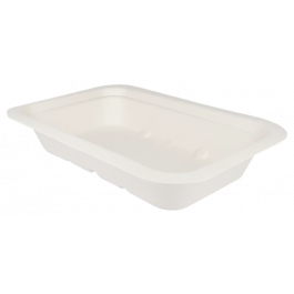 Plateau repas 360ml 13x3,5x19 cm Canne à sucre (600 pcs) [TK-9987302