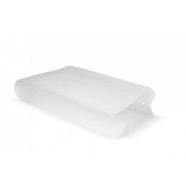 Sachet à Snacks Papier perforé (1 pond) 14x8x32 cm Blanc 45gr (1.300 pcs) [TK-9987487]