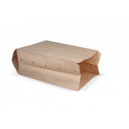 Sachet à Snacks Papier perforé (2 pond) 16x10x31 cm kraft 50gr (1.000 pcs) [TK-9987488]