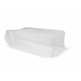 Sachet à Snacks Papier perforé (2 pond) 16x10x31 cm Blanc 45gr (1.100 pcs) [TK-9987489]