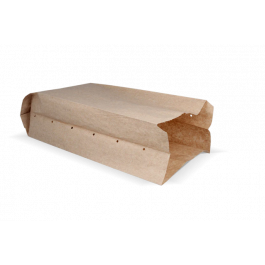 Sachet à Snacks Papier perforé (3 pond) 16x10x36 cm kraft 50gr (900 pcs) [TK-9987490]