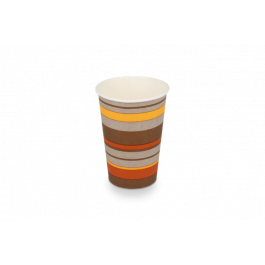 Tasse à Café Carton 180cc 7.5oz Ø7 cm rayé (2.500 pcs) [TK-9987931]