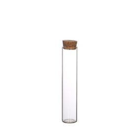 Tubes à essai en verre avec bouchon Ø3cm (6 pièces.) [IFS-29143]