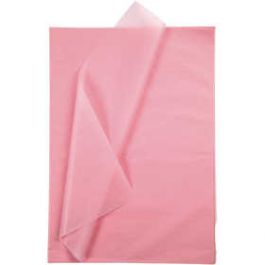 Papier de soie, rose, 50x70 cm, 14 gr, 25 flles/ 1 Pq. [HOB20813]
