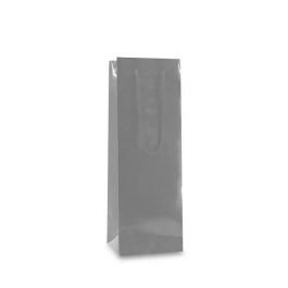 Sac a vin 12 + 10 x 35 cm Argent (100 pcs) [FP-DPK120]