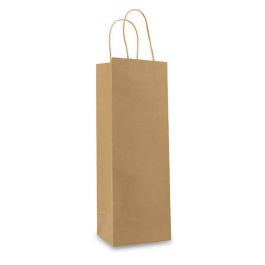 Sac a vin 12 + 10 x 35 cm Marron (100 pcs) [FP-DPT095]