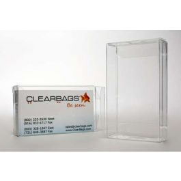 Boites cadeau plastique à transparence cristalline 5.4x1.7x9.2cm (25 Pièces) [FB36]