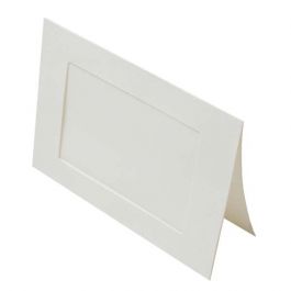 Carte passe-partout noir avec découpage intérieur de 9x14cm pour photos ou impressions de 10x15cm (25 Pièces) [PJ01112]