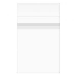 Sachet plastique OPP transparence cristalline avec rabat sécurisé 13.8x18.4+3.2 cm (100 pièces) [PR75]